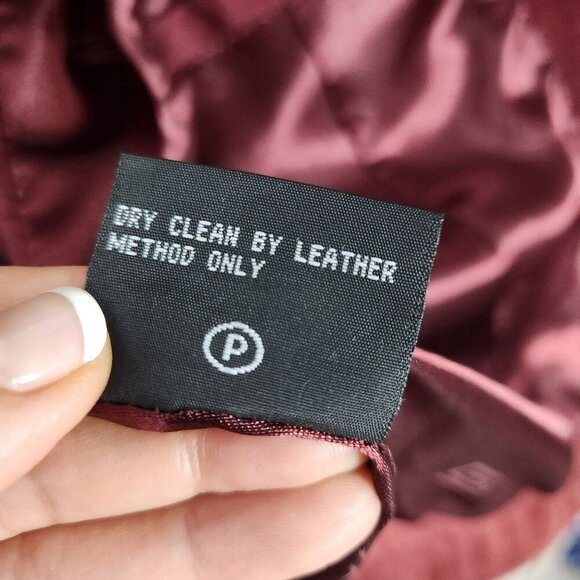 Pamela McCoy Womens Suede Leather Fringe Jacket Maroon Country Western Size L - Picture 5 of 11